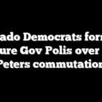 Colorado Democrats formally censure Gov Polis over Tina Peters commutation