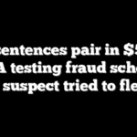 DOJ sentences pair in $522M DNA testing fraud scheme after suspect tried to flee US