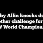 Darby Allin knocks down another challenge for his AEW World Championship
