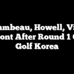 DeChambeau, Howell, Vincent Out Front After Round 1 Of LIV Golf Korea