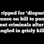 Dem ripped for ‘disgusting’ absence on bill to punish violent criminals after girl strangled in grisly killing