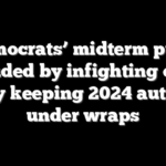 Democrats’ midterm push clouded by infighting over party keeping 2024 autopsy under wraps