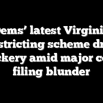 Dems’ latest Virginia redistricting scheme draws mockery amid major court filing blunder