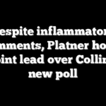 Despite inflammatory comments, Platner holds 9-point lead over Collins in new poll