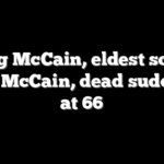 Doug McCain, eldest son of John McCain, dead suddenly at 66