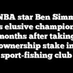 Ex-NBA star Ben Simmons earns elusive championship months after taking ownership stake in sport-fishing club