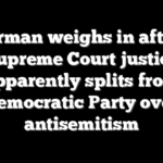 Fetterman weighs in after PA Supreme Court justice apparently splits from Democratic Party over antisemitism