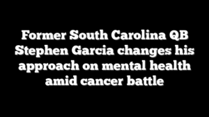 Former South Carolina QB Stephen Garcia changes his approach on mental health amid cancer battle