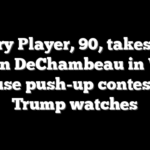 Gary Player, 90, takes on Bryson DeChambeau in White House push-up contest as Trump watches