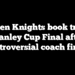 Golden Knights book trip to Stanley Cup Final after controversial coach firing
