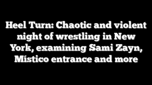Heel Turn: Chaotic and violent night of wrestling in New York, examining Sami Zayn, Místico entrance and more