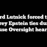 Howard Lutnick forced to face Jeffrey Epstein ties during House Oversight hearing