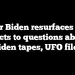 Hunter Biden resurfaces in LA, reacts to questions about Biden tapes, UFO files