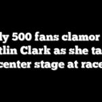 Indy 500 fans clamor for Caitlin Clark as she takes center stage at race