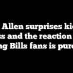 Josh Allen surprises kids at recess and the reaction from young Bills fans is pure joy