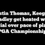 Justin Thomas, Keegan Bradley get heated with official over pace of play at PGA Championship