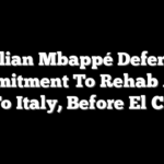 Kylian Mbappé Defends Commitment To Rehab After Trip To Italy, Before El Clásico