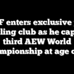 MJF enters exclusive pro wrestling club as he captures third AEW World Championship at age of 30