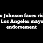 Magic Johnson faces ridicule for Los Angeles mayoral endorsement