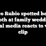 Marco Rubio spotted behind DJ booth at family wedding as social media reacts to viral clip