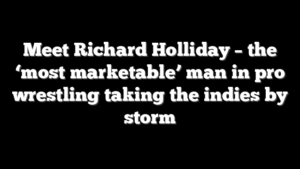 Meet Richard Holliday – the ‘most marketable’ man in pro wrestling taking the indies by storm