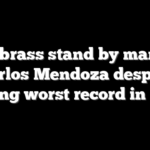 Mets brass stand by manager Carlos Mendoza despite having worst record in MLB