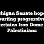 Michigan Senate hopeful courting progressives entertains Iron Dome for Palestinians