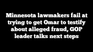 Minnesota lawmakers fail at trying to get Omar to testify about alleged fraud, GOP leader talks next steps