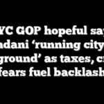 NYC GOP hopeful says Mamdani ‘running city into the ground’ as taxes, crime fears fuel backlash