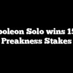 Napoleon Solo wins 151st Preakness Stakes