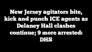 New Jersey agitators bite, kick and punch ICE agents as Delaney Hall clashes continue; 9 more arrested: DHS