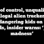 Out of control, unqualified illegal alien truckers endangering kids on US roads, insider warns: ‘Just madness’