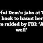 Powerful Dem’s jabs at Trump come back to haunt her after office raided by FBI: ‘Aged well’