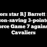 Raptors star RJ Barrett nails season-saving 3-pointer to force Game 7 against Cavaliers