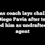 Ravens coach lays challenge to Diego Pavia after team signed him as undrafted free agent
