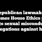 Republican lawmaker welcomes House Ethics probe into sexual misconduct allegations against him