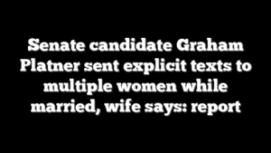 Senate candidate Graham Platner sent explicit texts to multiple women while married, wife says: report