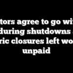 Senators agree to go without pay during shutdowns after historic closures left workers unpaid