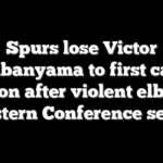 Spurs lose Victor Wembanyama to first career ejection after violent elbow in Western Conference semis