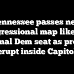 Tennessee passes new congressional map likely to flip final Dem seat as protests erupt inside Capitol