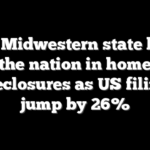 This Midwestern state leads the nation in home foreclosures as US filings jump by 26%