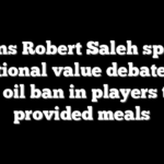Titans Robert Saleh sparks nutritional value debate with seed oil ban in players team provided meals