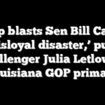 Trump blasts Sen Bill Cassidy as ‘disloyal disaster,’ pushes challenger Julia Letlow in Louisiana GOP primary