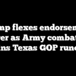 Trump flexes endorsement power as Army combat vet wins Texas GOP runoff