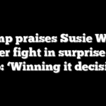 Trump praises Susie Wiles’ cancer fight in surprise gala video: ‘Winning it decisively’