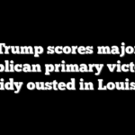 Trump scores major Republican primary victory as Cassidy ousted in Louisiana