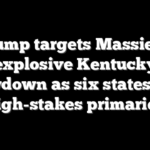 Trump targets Massie in explosive Kentucky showdown as six states hold high-stakes primaries