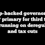 Trump-backed governor wins GOP primary for third term after running on deregulation and tax cuts