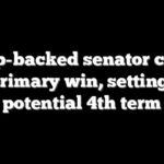 Trump-backed senator cruises to primary win, setting up potential 4th term
