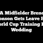 USA Midfielder Brenden Aaronson Gets Leave From World Cup Training For Wedding